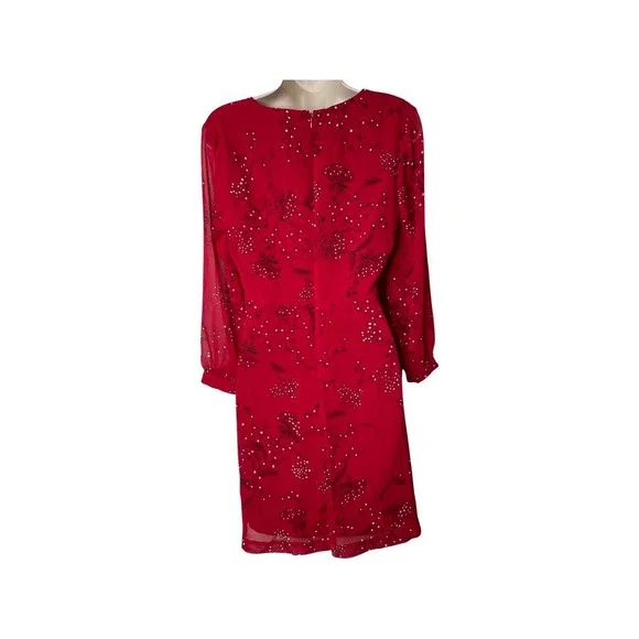 Madewell Hazelwood Wrap-Front Mini Dress in Windswept Floral size 2 - Picture 2 of 11